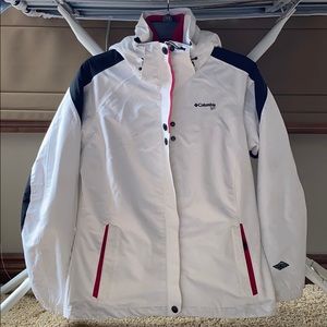 Columbia layered snow ski coat
